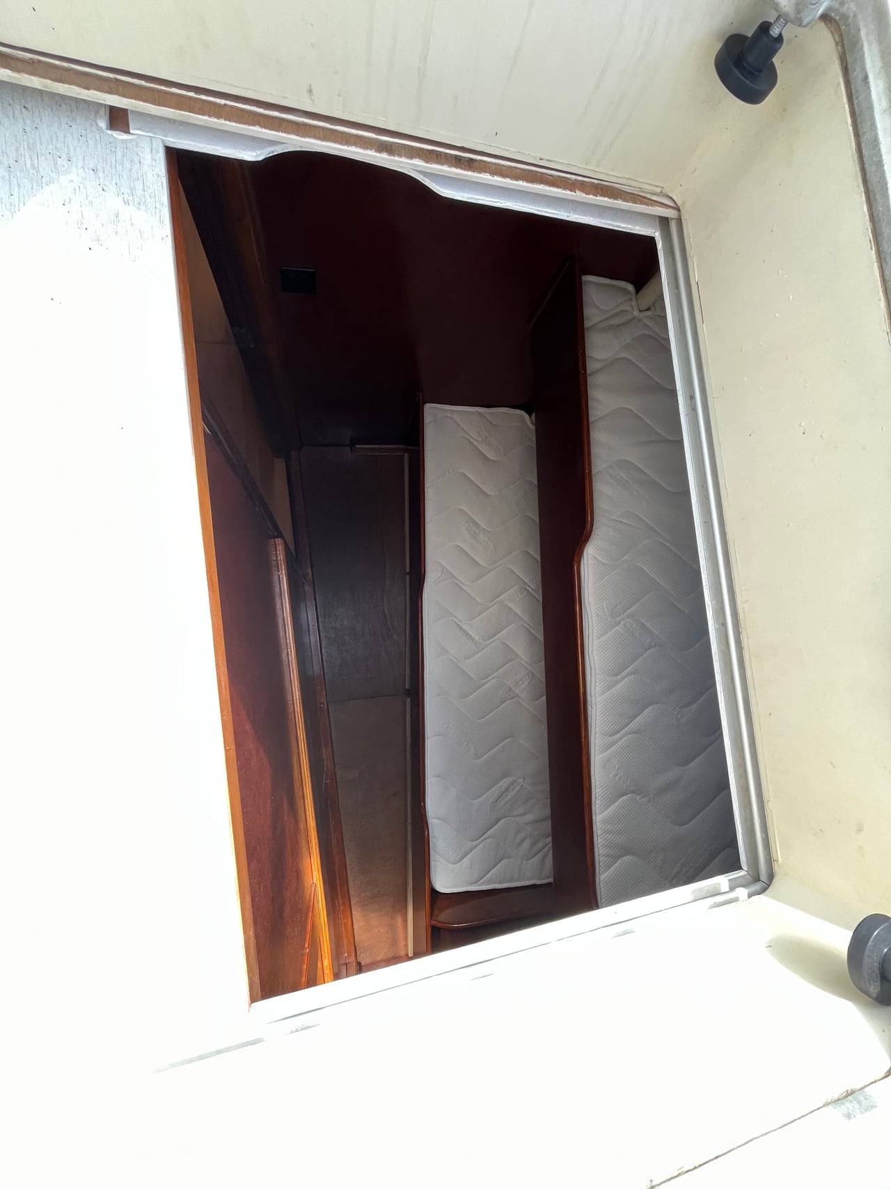 Vista all’interno di una cabina